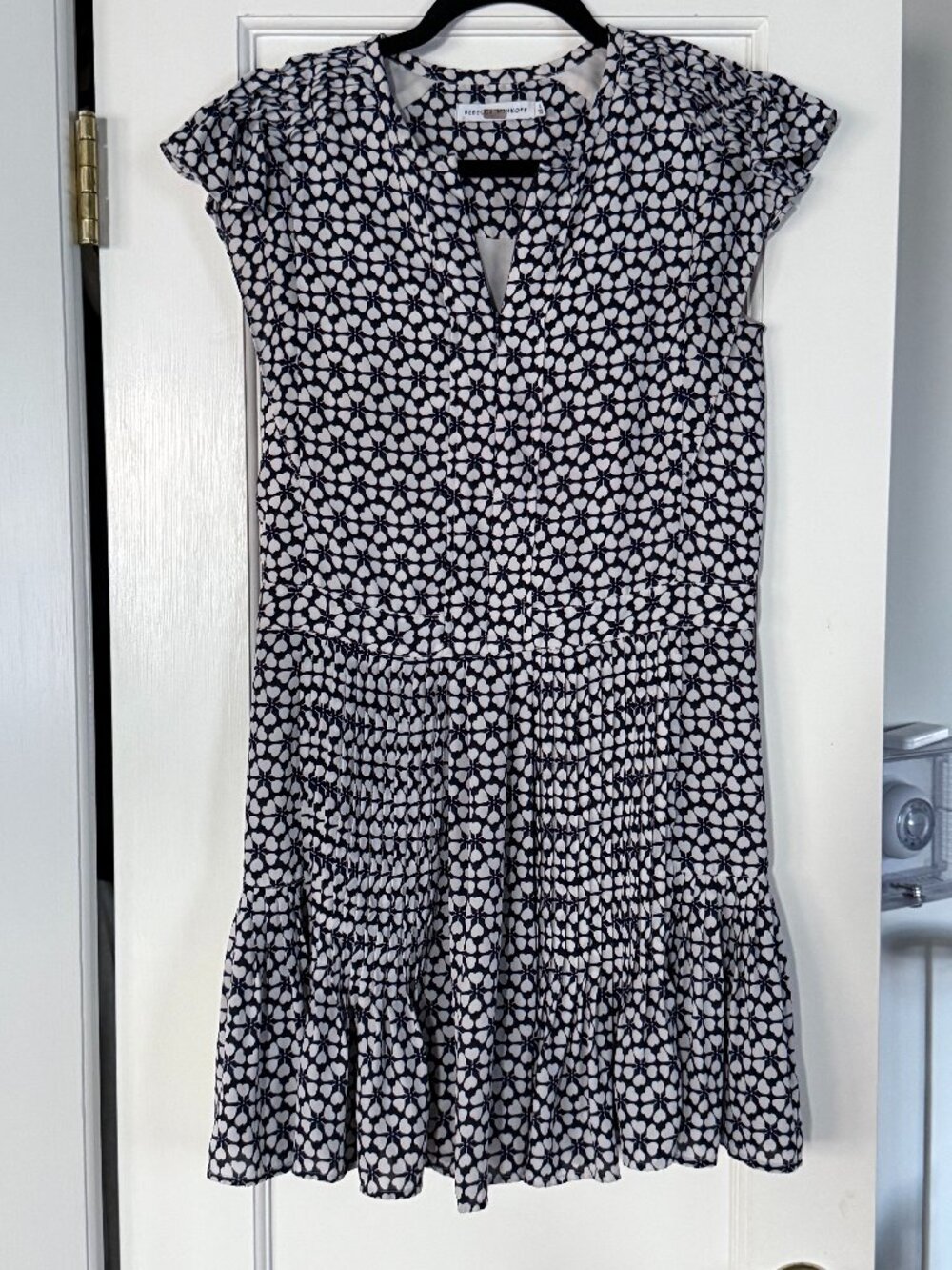 Rebecca Minkoff Heart Print Drop Waist Dress